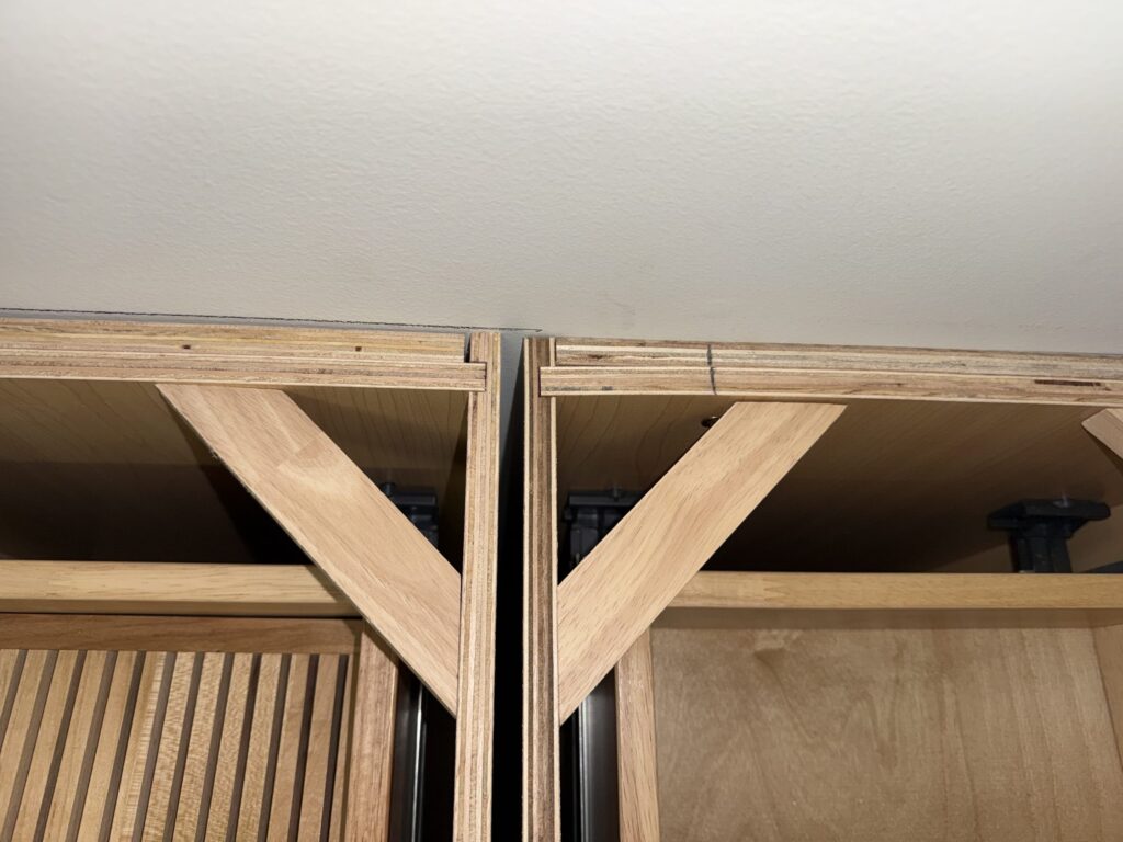 kitchen cabinet construction samples at Janesville Hardware